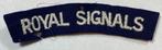 Britse Royal Signals patch, Verzamelen, Militaria | Tweede Wereldoorlog, Verzenden, Landmacht, Engeland, Embleem of Badge