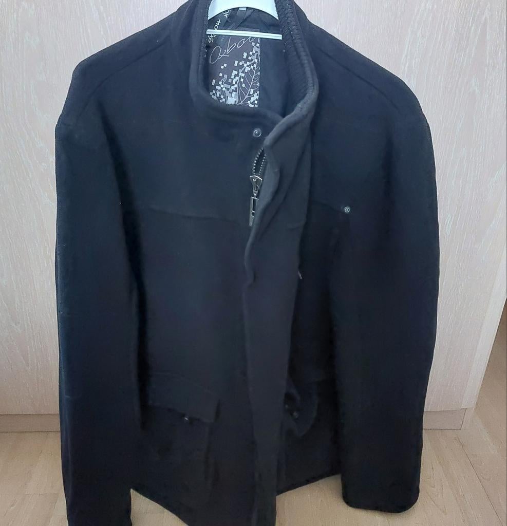 Zwarte Oxbow jas, Ophalen of Verzenden, Zo goed als nieuw, Maat 56/58 (XL), Zwart