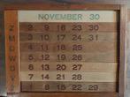 Vintage Norma Houten Kalender - Nederlands Octrooi Jaren 20, Antiek en Kunst, Ophalen of Verzenden