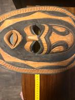 Handgesneden houten Afrikaans masker, Ophalen of Verzenden