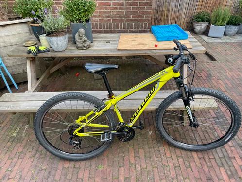 Gele Specialized mountainbike, Fietsen en Brommers, Fietsen | Crossfietsen en BMX, Zo goed als nieuw, 24 inch of meer, Aluminium