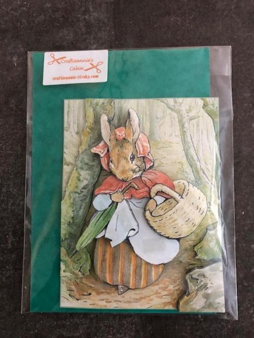 Beatrix Potter 3D Scrapbook Kaarten Maken Peter Rabbit, Hobby en Vrije tijd, Scrapbooking, Nieuw, Overige typen, Overige merken