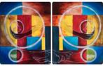 Vrede abstract schilderij, Ophalen of Verzenden