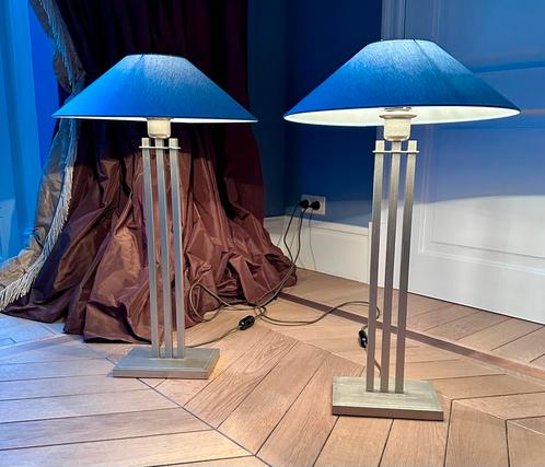 2x Vintage tafellampen DE KNUDT uit de jaren 70, Antiek en Kunst, Antiek | Lampen, Ophalen