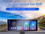 11.26 inch Dash Cam 4K Auto DVR Draadloze Carplay & Android, Ophalen, Nieuw