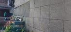 Gratis 40 betontegels 50x50 grijsblauw ong 10m2, Tuin en Terras, Ophalen, Gebruikt, Beton, Terrastegels