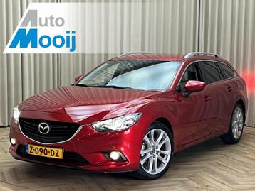 Mazda 6 Sportbreak 2.0 HP GT-M *Leder * Trekhaak / Carplay / beschikbaar voor biedingen