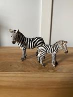 Schleich zebra's, Ophalen of Verzenden, Zo goed als nieuw, Wild dier, Beeldje of Figuurtje