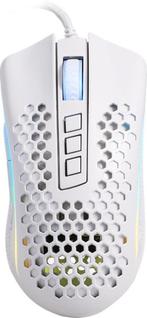 Redragon Storm White M808 RGB Gaming muis | 12400 DPI, Muis, Redragon, Verzenden, Gaming muis