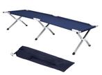 Kampeerbed | Stretcher | Marineblauw | Tot 150 KG | 190,5 CM, Ophalen, Zo goed als nieuw, Overige