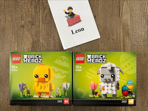 Lego BrickHeadz Pasen 40350 Paaskuiken & 40380 Paasschaap, Kinderen en Baby's, Speelgoed | Duplo en Lego, Nieuw, Lego, Complete set