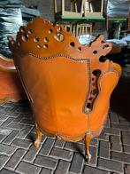Barok Bankstel, Huis en Inrichting, Banken | Sofa's en Chaises Longues, Ophalen, Barok, Eenpersoons, Leer