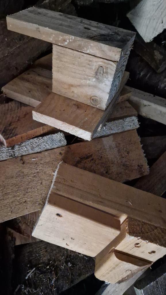 Gezaagd brandhout voor kachel - Ideaal bijstookhout, Doe-het-zelf en Verbouw, Hout en Planken, Pallet, Overige houtsoorten, Minder dan 200 cm