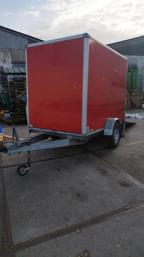 Dichte aanhanger 1300kg gesloten aanhanger geremde aanhanger, Auto diversen, Aanhangers en Bagagewagens, Gebruikt, Ophalen