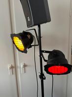 4 PAR lampen met dimmer, Ophalen, Zo goed als nieuw, Licht