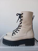 Sacha beige/off white laarzen boots - stoere look - nieuw, Beige, Lage of Enkellaarzen, Nieuw, Ophalen of Verzenden
