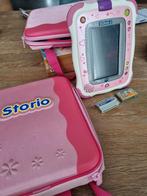 Storio 2 Vtech computer console met 2 spellen en draagzak, Kinderen en Baby's, Speelgoed | Vtech, Ophalen of Verzenden, Gebruikt