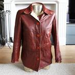 Prachtig Exclusief Leren Dames Jasje8 (S) € 65,-, Ophalen of Verzenden, Zo goed als nieuw, Maat 36 (S), Rood