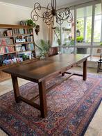 Massief eikenhouten tafel, Huis en Inrichting, Tafels | Eettafels, Ophalen, Klassiek, Eikenhout, 200 cm of meer
