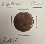 Belgie 2 centimes 1864 /1, Ophalen