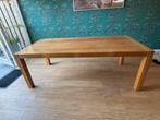 Massief eikenhouten eettafel, Ophalen, Gebruikt, Eikenhout, 200 cm of meer