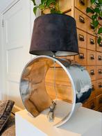 Grote HABITAT Aluminium Ronde Lamp, 50 tot 75 cm, Ophalen of Verzenden, Zo goed als nieuw, Metaal