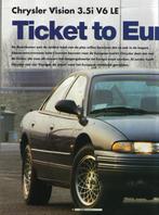 Autokampioen test Chrysler Vision 1993, Boeken, Auto's | Folders en Tijdschriften, Gelezen, Overige merken, Verzenden