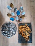 3 stuks mooie metalen wanddecoratie, Ophalen of Verzenden, Nieuw