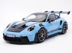 1:18  Porsche 911 GT3 RS w/Weissach - 2022 - Lichtblauw NEW!, Hobby en Vrije tijd, Modelauto's | 1:18, Auto, ., Nieuw, Norev