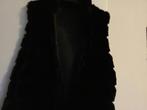 Fluffy bodywarmer gevoerd, Kleding | Dames, Bodywarmers, Zwart, Ophalen of Verzenden, Zo goed als nieuw, Maat 36 (S)