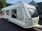 Fendt Le Voque 700 Vrijstaand queensbed, Caravans en Kamperen, Caravans, Overige typen, 7 tot 8 meter, Bedrijf, Treinzit