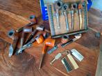 Vintage Pijpen Collectie met Standaard en Aanstekers, Antiek en Kunst, Ophalen of Verzenden