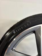 ORIGINEEL 20” Audi A6 S6 C7 velgen + Pirelli zomerbanden, Ophalen, Gebruikt, 255 mm, Banden en Velgen
