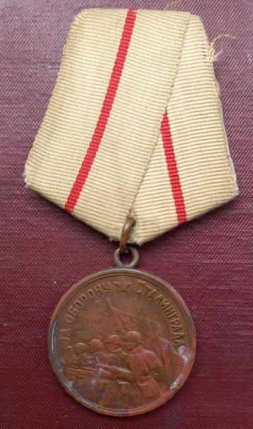 USSR Medaille Voor de Verdediging van Stalingrad 1944 beschikbaar voor biedingen