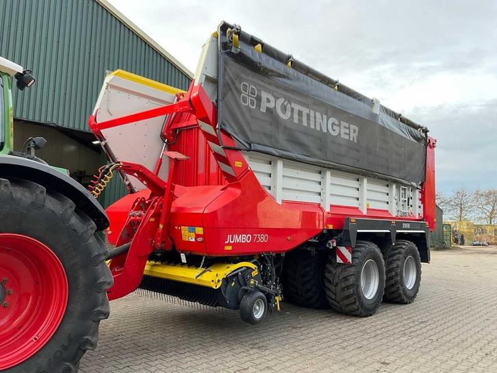 2022 Pottinger Jumbo 7380 DWM Tandem Opraapwagen, Zakelijke goederen, Agrarisch | Werktuigen, Overige, Oogstmachine