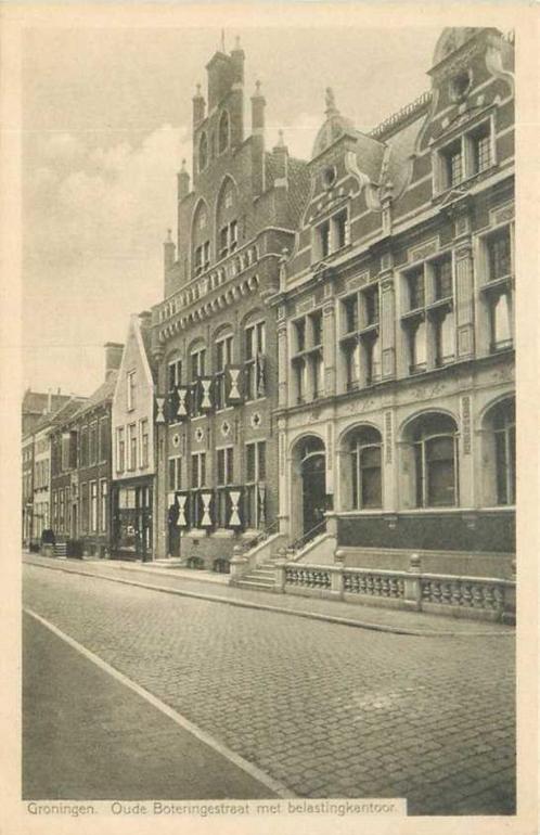 (300-100-027) Groningen Oude Boteringestraat met belas, Verzamelen, Ansichtkaarten | Nederland, Groningen, Verzenden