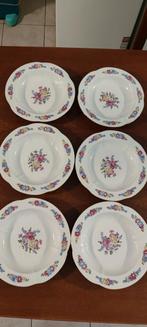 FREIBERGER porselein 6x diep borden, Ophalen of Verzenden