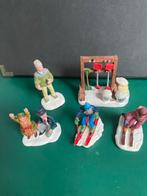 Ski dorp figuren set, Ophalen of Verzenden, Gebruikt