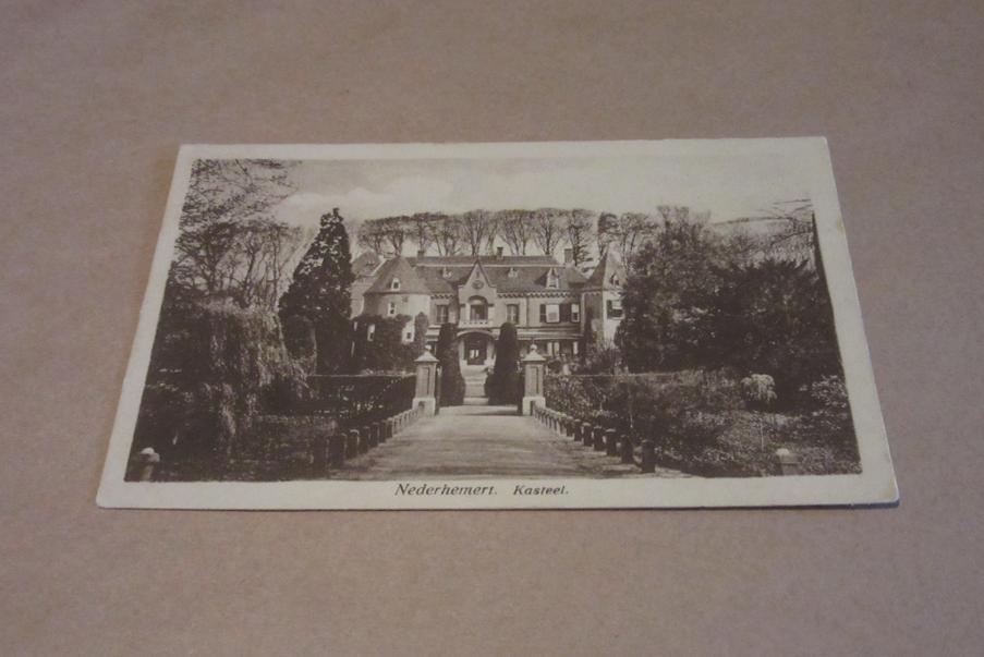 Nederhemert - Kasteel, Verzenden, 1940 tot 1960, Ongelopen, Gelderland