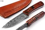 Damast mes met houten handvat, Ophalen of Verzenden, Nieuw