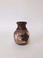 VINTAGE VAAS WEST GERMANY - BRUIN | BAY (630-17), Antiek en Kunst, Ophalen of Verzenden