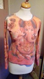 Longsleeve oranje Ganesha maat 36., Oranje, Ophalen of Verzenden, Lange mouw, Maat 36 (S)