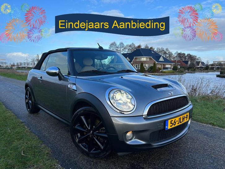 MINI Cooper S-Cabriolet 1.6 Chili Leer / Xenon / Stoelverarm, Auto's, Mini, Bedrijf, Te koop, Cabrio, ABS, Airbags, Airconditioning