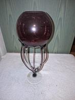 oude glazen siervaas-kelk, jaren 1980, Antiek en Kunst, Ophalen of Verzenden