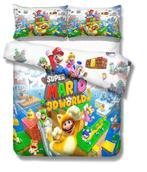 Super mario fan dekbedovertrek kinderkamer, Ophalen of Verzenden, Nieuw, Jongetje of Meisje, Dekbedovertrek