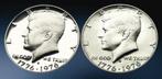 ** 2 PRACHTIGE Half Dollar - 1776-1976 S - Clad en ZILVER  *, Postzegels en Munten, Munten | Amerika, Verzenden, Noord-Amerika