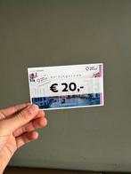 Hotel giftcard wereldwijd €20, Eén persoon, Cadeaubon