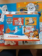 Paw Patrol Puzzels in Koffertje - Inkleurbaar, Ophalen of Verzenden, 10 tot 50 stukjes, Gebruikt, 2 tot 4 jaar