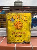 Vintage Shell Motorolie Blik - Decoratief, Verzamelen, Ophalen, Gebruikt, Gebruiksvoorwerp, .