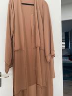 Luxe Dubai kaftan Caftan abaya maat l/xl met sjaal, Verzenden, Nieuw, Maat 42/44 (L), Onder de knie